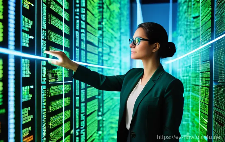 SEMrush 활용법 - **Image Prompt: Digital Treasure Hunt for Keywords**
    A focused digital marketer, a woman in her ...