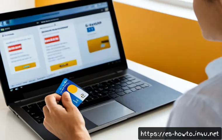 온라인 쇼핑 활용법 - Photorealistic Spanish-speaking shopper at a bright, tidy home desk comparing two generic online sto...